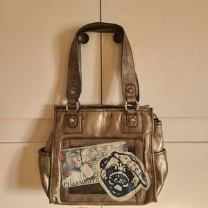 Kathy Van Zeeland Purse With Dog Graphic